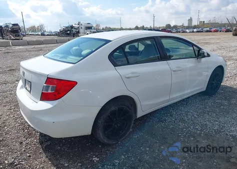 2012 Honda Civic Ex из США, поврежденный, VIN 19XFB2F88CE004385